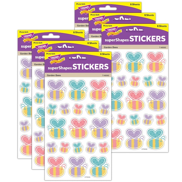 Trend Garden Bees Large superShapes Stickers, 912PK T46363 - main